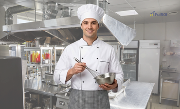 Uniformes antifluidos para cocina