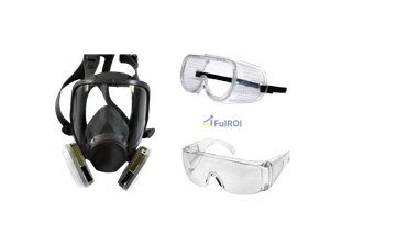 Gafas y caretas de seguridad